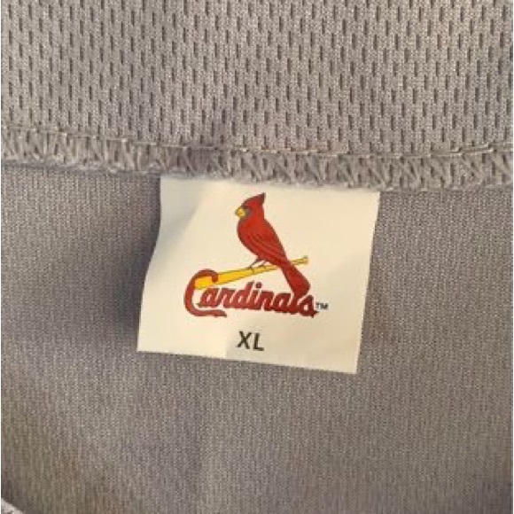 MLB Stephen Piscotty #55 Gray Road St. Louis Cardinals Baseball Jersey- men’s XL - Picture 3 of 4